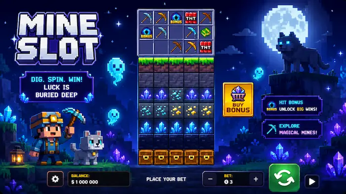 Mine Slot baner